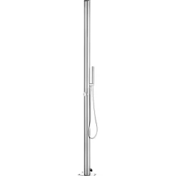 Douche de jardin 220 cm Acier inoxydable