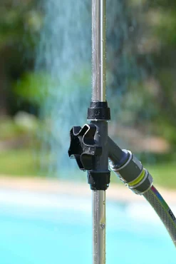 Douche de jardin hydraulique sur trépied Techno
