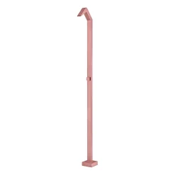 Douche de piscine en acier 316 design rose corail avec diffusor cascade