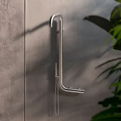 Douche Dexterieur Murale En Inox 316l Sined Arborea
