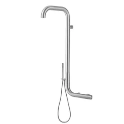 Douche Dexterieur Murale En Inox 316l Sined Arborea
