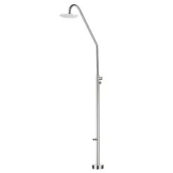 Douche en acier inoxydable 316 design raffine orientable 2 sorties