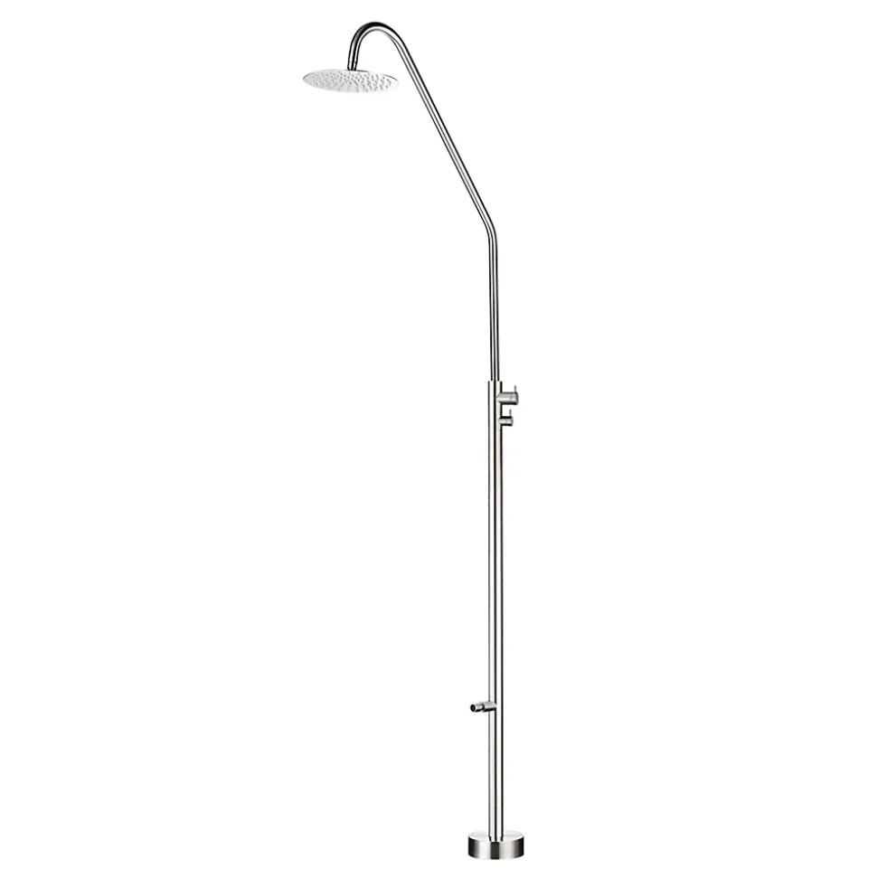 Douche en acier inoxydable 316 design raffine orientable 2 sorties