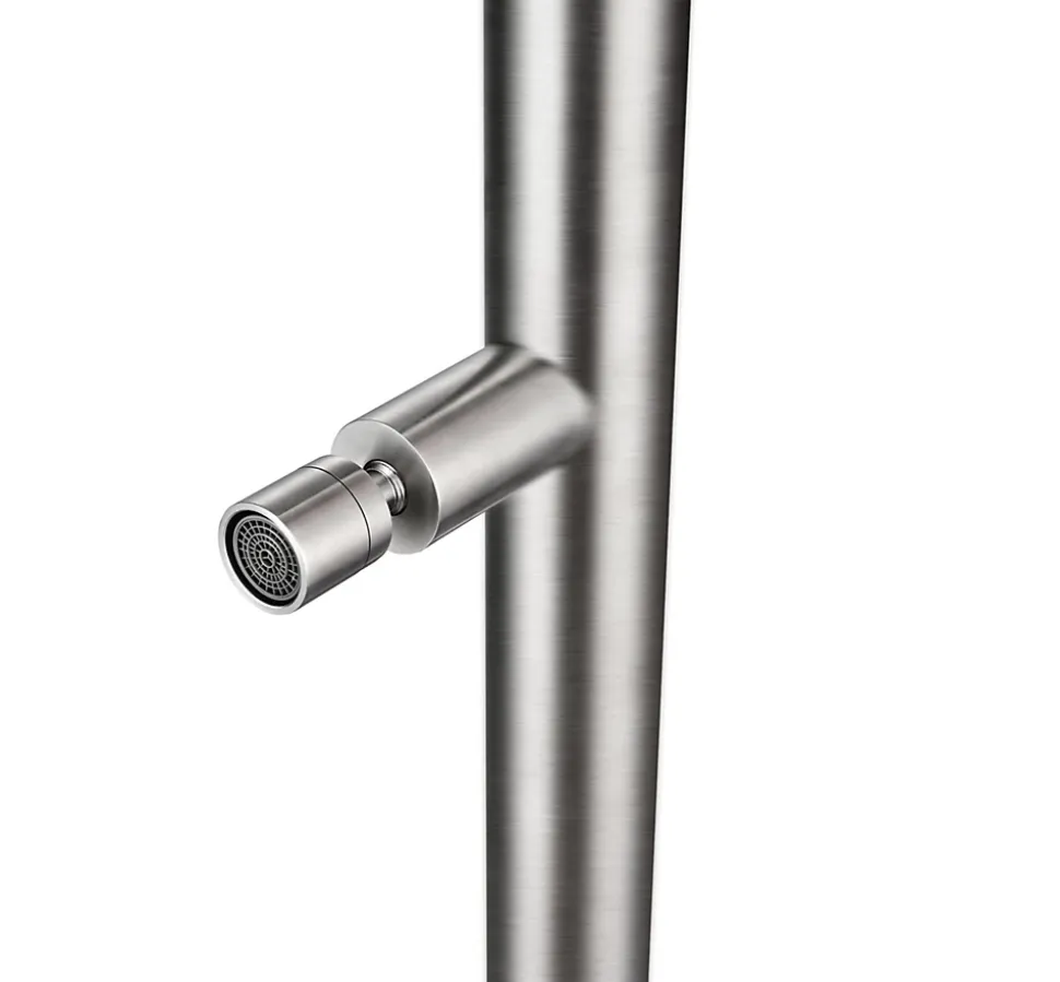 Douche en acier inoxydable 316 design raffine orientable 2 sorties