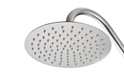 Douche piscine en acier inoxydable 316 couleur acier pour exterieur