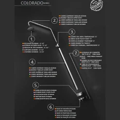 Douche piscine en acier inoxydable 316 couleur acier pour exterieur