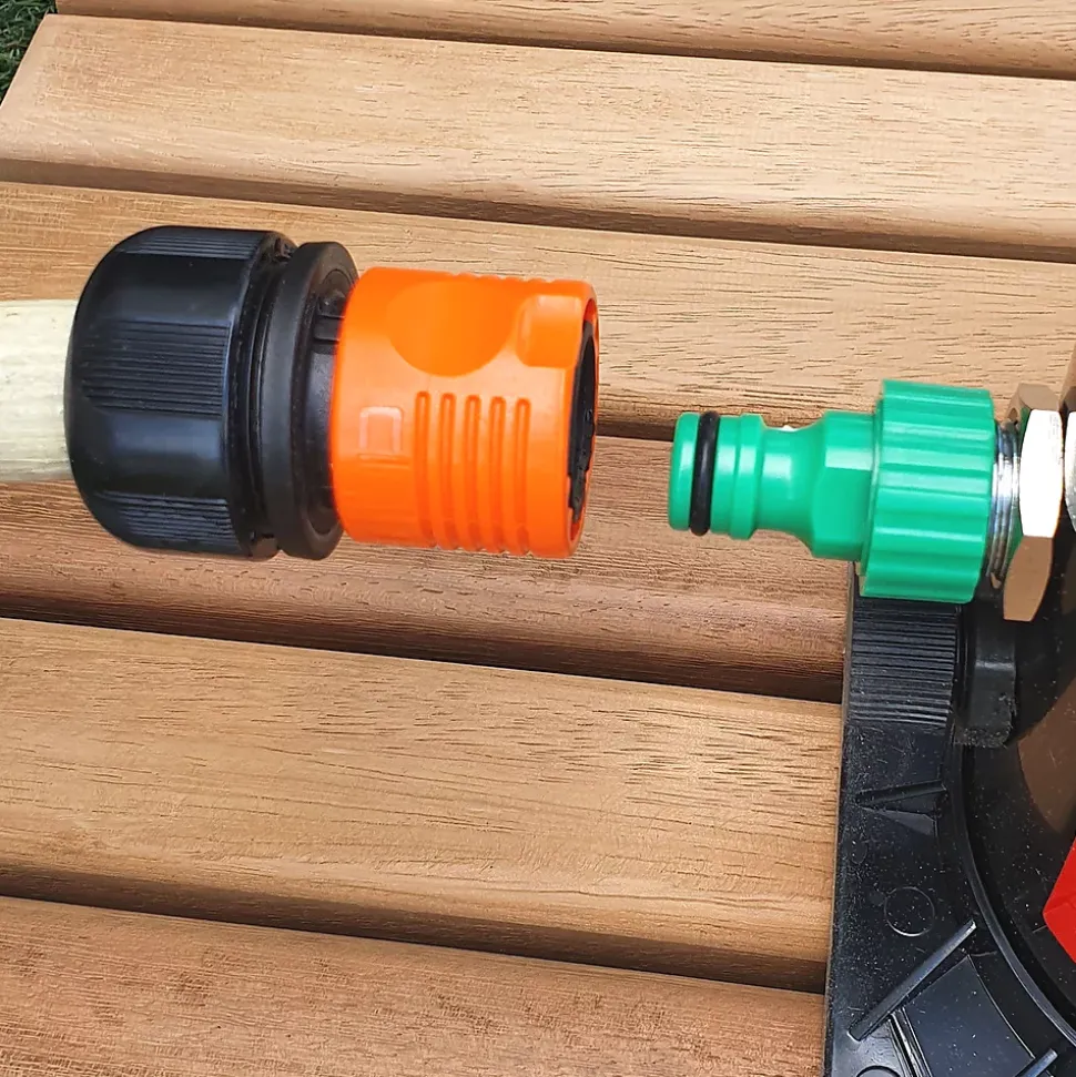 Douche Solaire 10 Litres Piscine Jardin Avec Mitigeur - Installation Exterieure Pour Piscine Et Jardin - Se Raccorde A Un Tuyau
