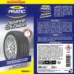 Dépanne anti-crevaison Auto Pratic 400 ml