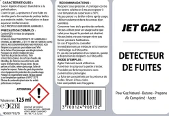 Détecteur de fuite aérosol pour tous les gaz