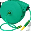 Dévidoir à enroulement automatique pour tuyau d'arrosage avec raccord rapide 1/2 pouce