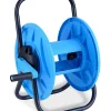 Dévidoir portable vide capacité 45m bleu et noir