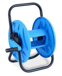 Dévidoir portable vide capacité 45m bleu et noir