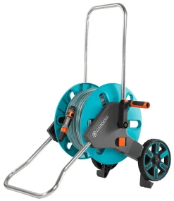 Dévidoir sur roues Gardena CleverRoll M équipé avec tuyau d'arrosage 25m