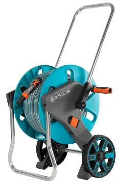 Dévidoir sur roues Gardena CleverRoll M équipé avec tuyau d'arrosage 25m