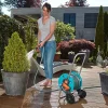 Dévidoir sur roues Gardena Cleveroll S équipé avec tuyau d'arrosage 28m