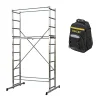 Echafaudage domestique: Hauteur de travail max 3.78m + Sac à dos de chantier - 203702-SAC