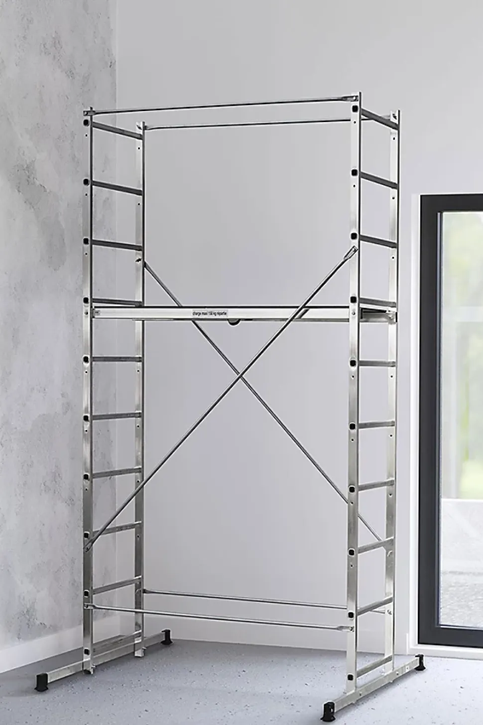 Echafaudage domestique: Hauteur de travail max 3.78m + Sac à dos de chantier - 203702-SAC