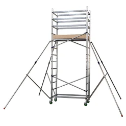 Echafaudage domestique roulant - Hauteur de travail maximale de 4.80m - AL410