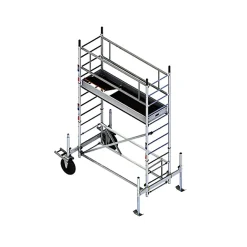 Echafaudage paysagiste - 1 plateau - Hauteur max. de travail 5.30m - Longueur plateau 1,60m - EC316TH