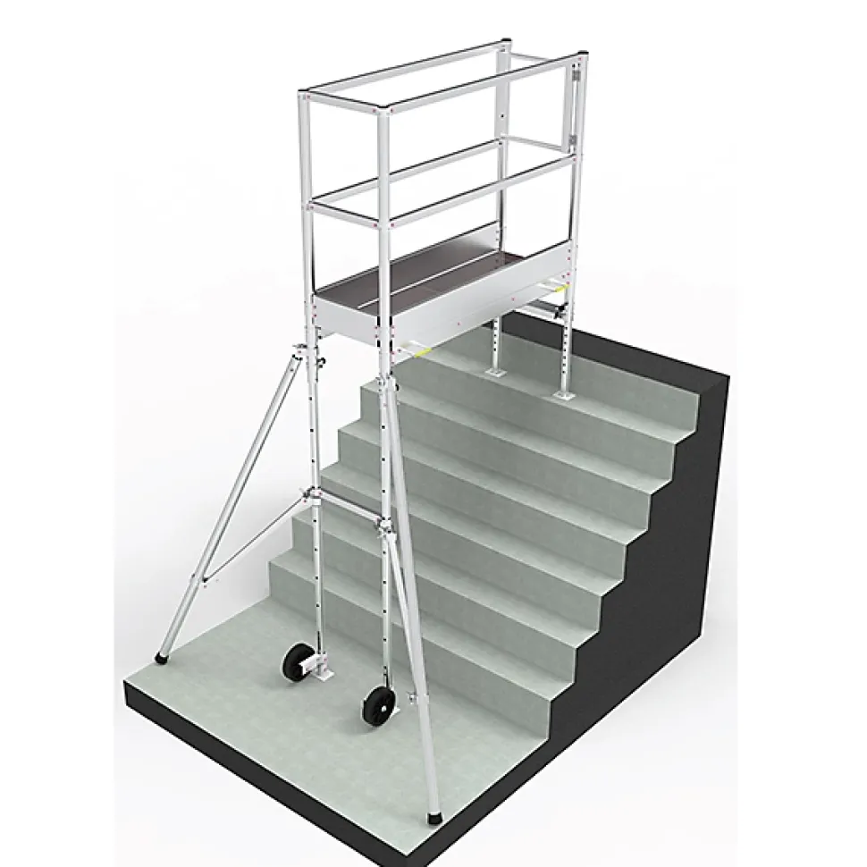 Echafaudage pour escalier - Hauteur max. de travail 4.00m - PFE