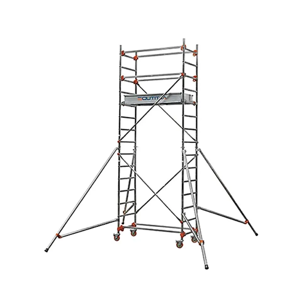 Echafaudage roulant - Hauteur de travail maximale 3.80m - 613112