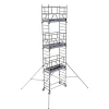 Echafaudage roulant en aluminium - Hauteur de travail max 9.85m - 22403680