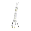 Echelle 2 plans de longueur 6.60m - Pieds stabilisateurs repliables - 2x14 barreaux - 610414