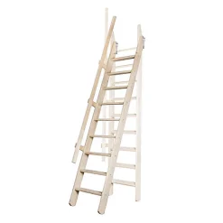 Echelle de meunier : 55cm de large - Couleur : Bois Naturel - 1 rampe - MSP/BN