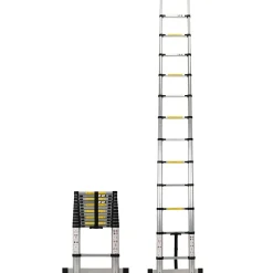 Echelle télescopique en aluminium - 3.80 mètres - GT MARKET