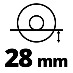 Einhell Meuleuse d'angle sans fil TC-AG 18/115 Li Solo - Diamètre des disques : 115 m - Sans batterie