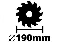 Einhell Scie circulaire TC-CS 1410 - Puissance 1410 W - lame de diamètre intérieur 30 mm