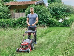 Einhell Tondeuse à gazon thermique - GCPM46SM HW-E Li - démarrage électrique - 1400 m²