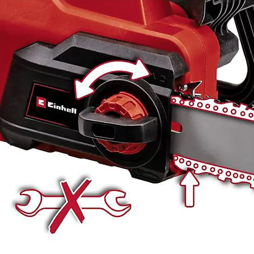 Einhell Tronçonneuse électrique 2000 W, guide Oregon 400 mm, réservoir 160 ml