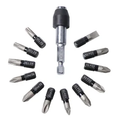 Embout de vissage diamant torsion assortis Erbauer - 3 pièces