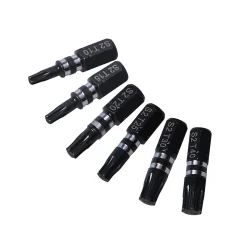 Embout de vissage torsion impact TX10/15/20/25/30/40 25 mm Erbauer - 6 pièces