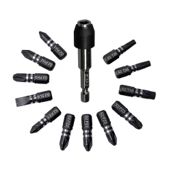 Embout de vissage torsion impact assortis Erbauer - 13 pièces