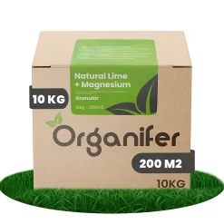 Engrais Calcaire avec Magnésium - 10 kg pour 200 m2 - Organifer