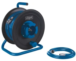 Enrouleur portable tuyau pression 20m Scheppach