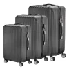 Ensemble De 3 Valises à 4 Roues Avec Serrure à Combinaison, Valise Rigide En Abs, Valise Trolley