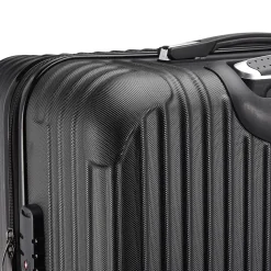 Ensemble De 3 Valises à 4 Roues Avec Serrure à Combinaison, Valise Rigide En Abs, Valise Trolley