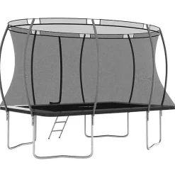 Ensemble de trampoline rectangulaire 335x244x90 cm 150 kg vidaXL