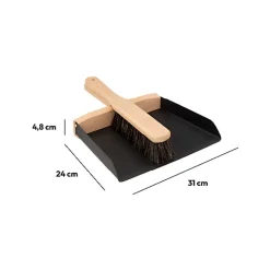 Ensemble pelle/balayette Noir BlackWood - 5Five