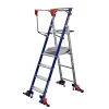 Escabeau de rayonnage 4 marches - Hauteur de travail max. 2.94m - 614914
