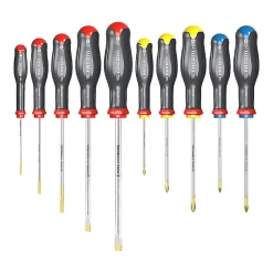 FACOM Jeu de 10 tournevis Protwist lame ronde et hexagonale ATW.J10PB