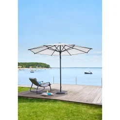 Fauteuil à bascule de jardin Felinio gris - Hespéride