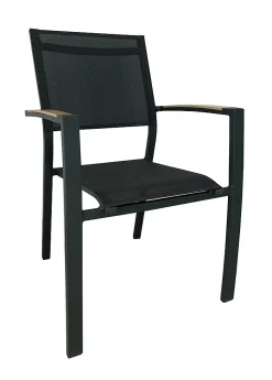 Fauteuil Cubic Proloisirs L. 56,3 cm gris graphite