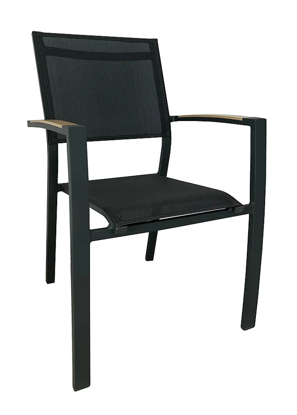 Fauteuil Cubic Proloisirs L. 56,3 cm gris graphite