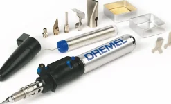 Fer à souder à gaz Dremel 2000 Versatip + 6 accessoires et fil d’étain