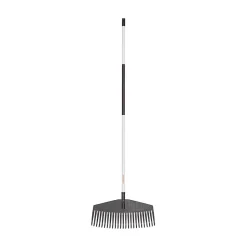 Fiskars Balai à feuille LightTM 25 dents - tête en résine Manche aluminium