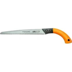 FISKARS Grande scie de jardin à lame fixe avec étui SW84 lame 330mm